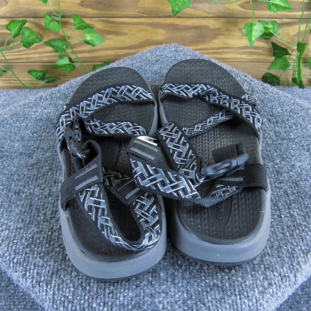 Skechers Men's  Strappy Black Synthetic Size‎ 10 Medium Gently Used 2025